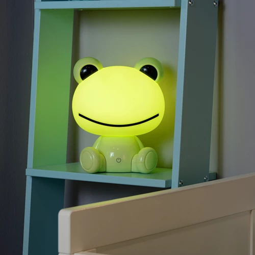 Lucide DODO FROG - Table lamp Children- LED 3 StepDim - 3x3W 4000K - Green - atmosphere 1